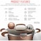 Bakken-Swiss 23-Piece Cookware Set, Gold Pots, Skillets, Bakeware, Reinforced Aluminum, Gas, Electric, Induction BKCWG23L - alternate 2