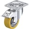 Blickle Swivel Plate Caster, PU, 4", Brake, Caster Wheel/Tread Material: Cast Iron/Polyurethane Elastomer LH-GTH 100K-14-FI - alternate 1