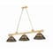 Z-Lite Cordon Heritage Brass 3 Light Billiard 2306-3HBR-ARS - alternate 1
