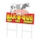 Signmission Bar-B-Que Beef Pork Chicken Die Cut Yard & Stake outdoor plastic window, 2436-Bar-B-Que Beef Chicken C-DC-2436-Bar-B-Que Beef Pork Chicken19 - alternate 1