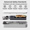 Alpha Digital Magnet Power Bank- 10,000mAh, Wireless Charge, Phone Stand -White ZL014-WT - alternate 3