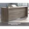 Officeworks By Sauder 2-File Single Ped Desk, 29.291 in H, 71.102 in W X Hudson Elm 431517 - alternate 2
