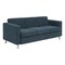Office Star Products Pacific Sofa Couch, Navy PAC53-S76 - alternate 4