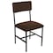 Bfm Seating Meghan Side Chair, Grade 4 Upholstered Seat & Back - Steel Frame - Sand Black Finish JS33CM2153-2153SB - alternate 1