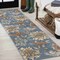 Jonathan Y Giglio Modern Botanical Flower Blue/Orange/Cream 2 ft. x 8 ft. Runner Rug CTP202A-28 - alternate 1