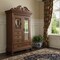 Homeroots 53in Brown Reclaimed Wood Carved Scrollwork Accent Cabinet With Two Doors And Four Drawers 554619 - alternate 4