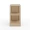 Martha Stewart Kayden Home Office Modular 2 Tier Bookshelf in Light Natural NAN-FY-23042-SF-LNT-MS - alternate 6