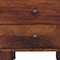 Homeroots 15" Chestnut Solid Wood Square Two Drawer Nightstand 653845 - alternate 2
