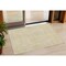 Homeroots 3' X 5' Gold And Beige Abstract Washable Indoor Outdoor Area Rug 594929 - alternate 1