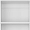 Homeroots Set of Two White Wood Five Tier Modular Bookcase with Two Doors, 2PK 546635 - alternate 2