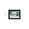 Homeroots Snow Softly Falling 1 Black Framed Print Wall Art 407412 - alternate 2