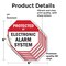 Signmission Protected By Electronic Alarm Syste, 6 inch X 6 inch, Vinyl Decal, 5PK OC-D-5PACK-6-183 - alternate 3