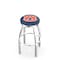 Holland Bar Stool Co 36" Chrome Auburn Swivel Bar Stool, Accent Ring L8C2C36Auburn - alternate 1