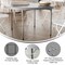 Flash Furniture Kathryn 4-Foot Round Granite Dark Gray Plastic Folding Table RB-48R-GY-GG - alternate 5