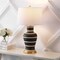 Jonathan Y Julian 29" Traditional Classic Ceramic Urn LED Table Lamp, Black/Beige JYL4026J - alternate 6
