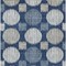 Homeroots 3' X 5' Navy Blue And Ivory Geometric Washable Indoor Outdoor Area Rug 593606 - alternate 3
