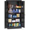 Tennsco Cabinet, Storage, 72x36x18, Black 1470BK - alternate 1