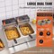 Vevor Commercial Electric Deep Fryer Countertop Fryer 3000W Dual Tank 2x9Qt/8.6L SC-82 - alternate 3