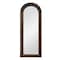 Homeroots 71" Brown Arch Wood Framed Standing Mirror 565054 - alternate 2