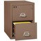 Fireking 2 Drawer, 2 Hr Fire & Impact Rated, Vertical, 31" depth Letter Tan 2-1929-2TN - alternate 2