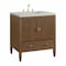 James Martin Vanities Myrrin 30" Single Vanity, Mid-Century Walnut w/ 3 CM Lime Delight Silestone Top 485-V30-WLT-3LDL - alternate 4