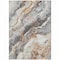 Homeroots 9' X 12' Silver And Copper Abstract Washable Indoor Outdoor Area Rug 618434 - alternate 5