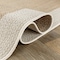 World Rug Gallery Contemporary Braided Weather Resistant Reversible Indoor/Outdoor Rug 2 ft x 7 ft Natural WR112NATURAL2X7 - alternate 4