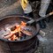 Megachef 4.3 Inch Cast Iron Pie Iron Outdoor/Camping Cookware with Long Handle 750124343M - alternate 4