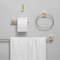 Gliderite Hardware Alpine Collection 4-Piece Champagne Gold Bathroom Hardware Set 9018-KIT-SQ-CHPG-1 - alternate 3