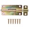 Prosource Barrel Bolt, 0.31 Dia in Bolt Head, 4 in L Bolt, Steel, Satin Brass 20486CZB-PS - alternate 1