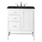 James Martin Vanities Addison 30" Single Vanity, Glossy White, w/ 3 CM Phantome Eclos Top E444-V30-GW-3PHT - alternate 1