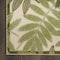 Homeroots 6' X 9' Ivory And Green Palm Leaf Indoor Outdoor Area Rug 548079 - alternate 3