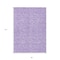Homeroots 8' X 10' Lilac And Ivory Floral Washable Indoor Outdoor Area Rug 581873 - alternate 2