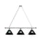 Holland Bar Stool Co North Dakota 3 Shade Billiard Light, Chrome Fixture BL3CHNorDak - alternate 1
