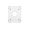 Blanco Stainless Steel Sink Grid for Precis 60/40 Low Divide Sink - Small Bowl 236782 - alternate 1