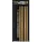 Vdomdoors Aluminum Door Cynex 6113 Natural Oak Entry Steel Metal Modern Painted W36xH80+14 Left Inswing CYNEX6113EXD-OAK-W36xH80+14-LH-I - alternate 1