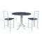 Whitewood Industries Extension Dining Tables, 45 in L, 38 in H, Parawood Top K05-42DPT-6B-S402-2 - alternate 1