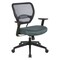 Space Seating 55 Series Professional Black AirGrid Back Managers Chair, Grey 5500-2M - alternate 1