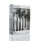 Megachef Gibbous 20 Piece Flatware Utensil Set, Stainless Steel Service for 4 in Black MCFW-GIBBOUS-BLACK - alternate 3