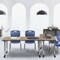 Regency Kee Mobile Adjustable Classroom Table W/ 2 Andy Mobile Chairs, 66 in W, 24 in L, Noble Oak MT6624NOAPCGY40NV - alternate 4