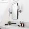 Jonathan Y Olivia 6.5 in. 1-Light Contemporary Traditional Candlestick Metal/Crystal LED Vanity Light w/Fabric JYL9920C - alternate 7