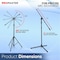 Promaster Tripod Microphone Stand, Adjustable Telescopic Gooseneck, Boom Arm, Universal 5/8in Adapter, Black PRMSMICB - alternate 4