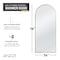 Anzzi Ember Series 74x 34in Framed Arch Fixed Shower Screen Door, Brushed Gold, 8mm Tempered Clear Glass SD-AZ18-01BG - alternate 7