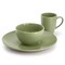 Gibson Home Everyday Plus 12 Piece Stoneware Dinnerware Set in Sage Green 750123468M - alternate 3