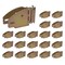 Mytee Products E-Track Wood Beam Socket Shelf Brackets for 2x4 & 2x6 with Rotating Hinge, 20PK ETKW-Sx20 - alternate 1