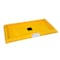Enpac 2'x4'x3 Railcar Pellet Pal Berm with Resin Filter and Weight, Yellow 5755-YE-RRPW - alternate 1