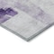 Homeroots 5' X 8' Lavender Gray And Ivory Abstract Washable Indoor Outdoor Area Rug 616874 - alternate 3