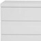 Homeroots 63" White Solid Wood Six Drawer Double Dresser 370684 - alternate 4