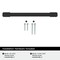 Amerock Triomphe 6-5/16 inch (160mm) Center-to-Center Matte Black Cabinet Pull, 25PK 25VMP37093MB - alternate 3