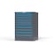 Strong Hold 11 drawer cabinet - (6x 2ft, 5x 3ft) - Blue accents - Keyed Alike S3044-PPAAS-1101FS - alternate 3